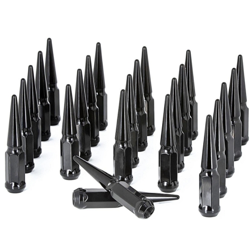 TCP Hardware Black Spike Lug Nuts