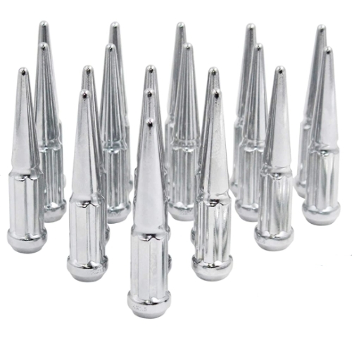 Wheel Accessories Chrome Spike Lug Nuts